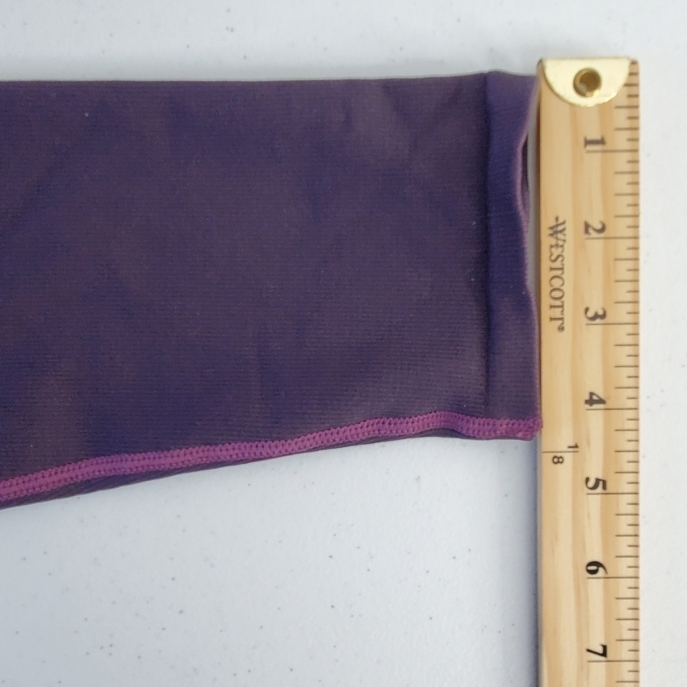 ThirdLove Flex Seamless Compression Leggings Size L Power Purple Exercise Tights - Picture 8 of 13